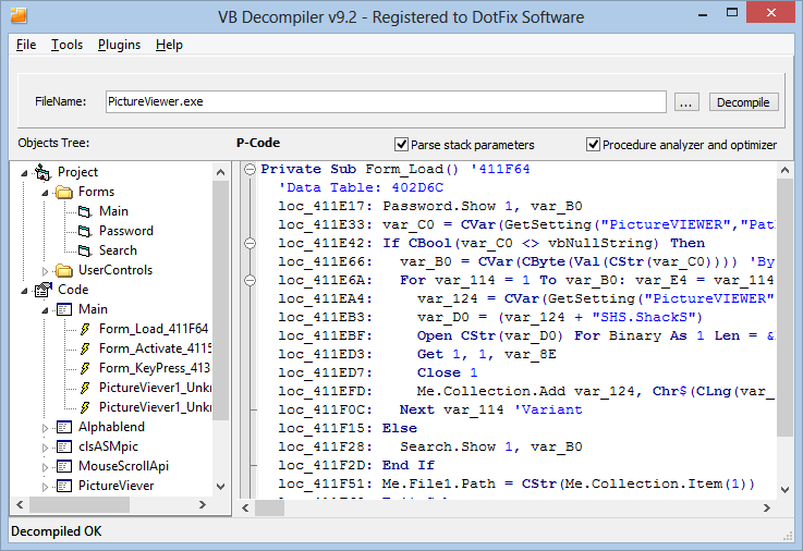 P-Code Example