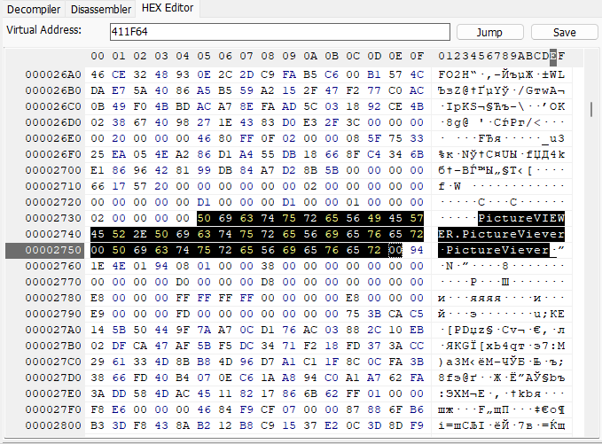 VB Decompiler HEX Editor