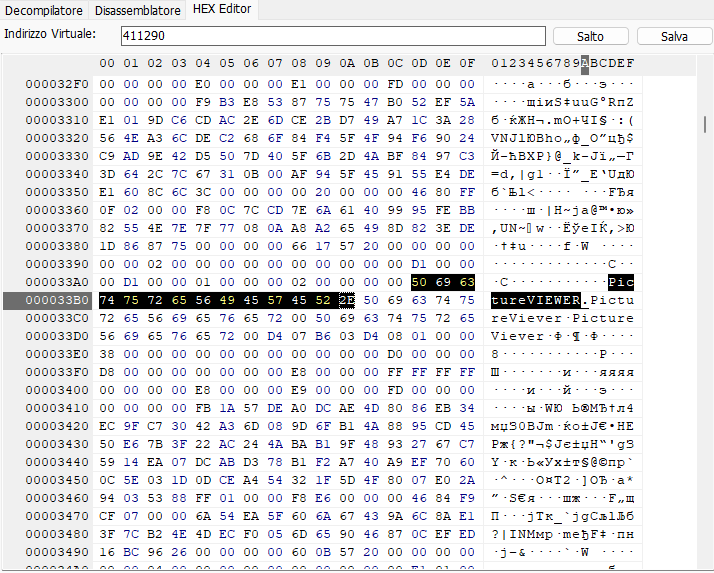 VB Decompiler HEX Editor