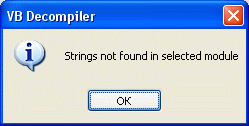 VB Decompiler String References