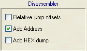 VB Decompiler Disassembler Options