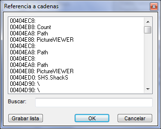 VB Decompiler Cadenas de referencia