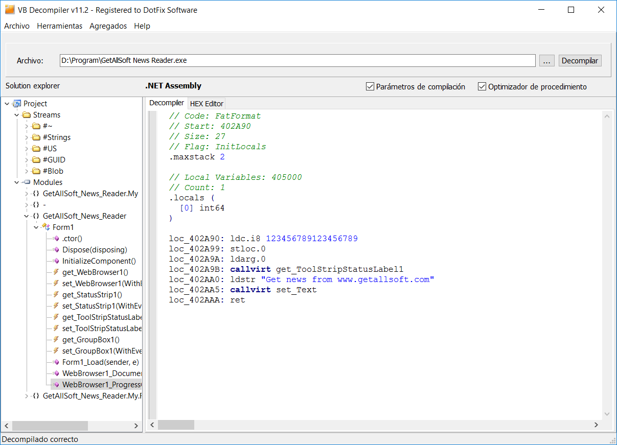 .NET Example