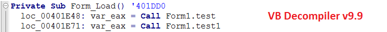 VB Decompiler global variables in v9.9